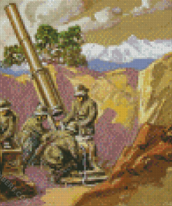 WW1 Art diamond paint