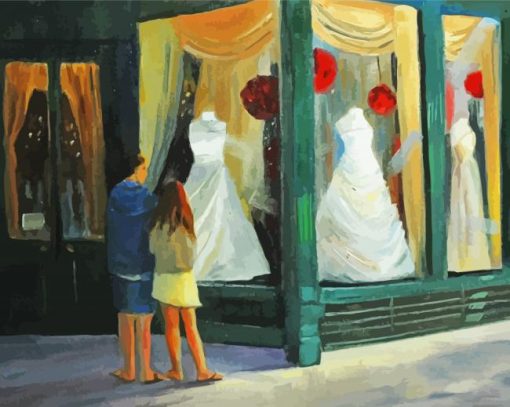 Bridal Shop Illustration Diamond by Numbers