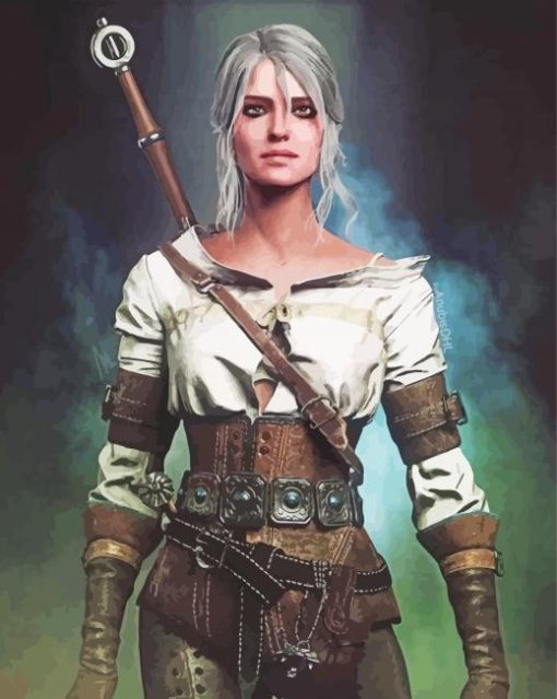 Ciri The Witcher diamond paint