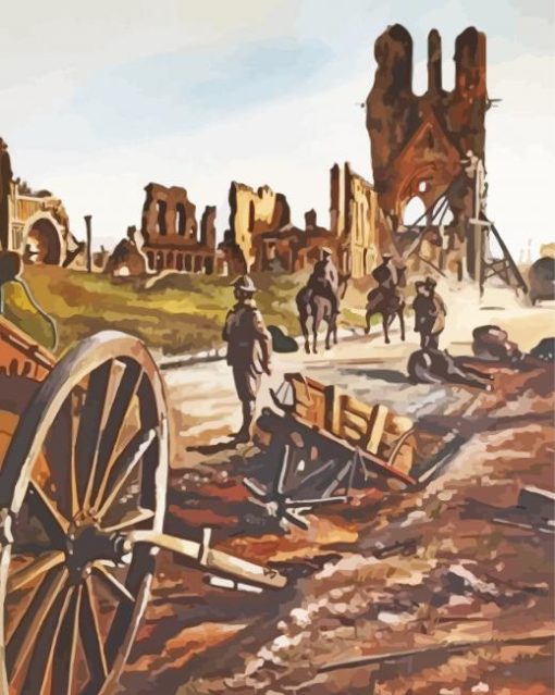 Aesthetic WW1 diamond paint