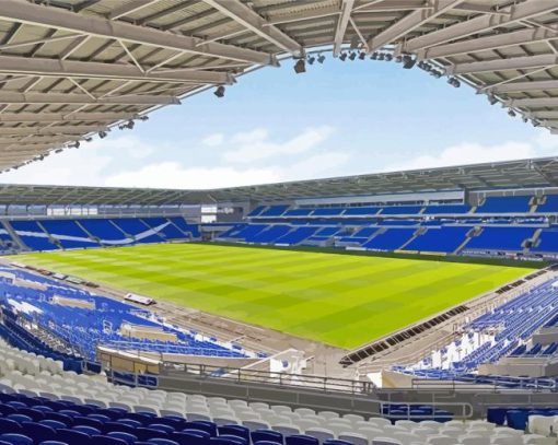 Aesthetic Cardiff City Stadium diamond paintings