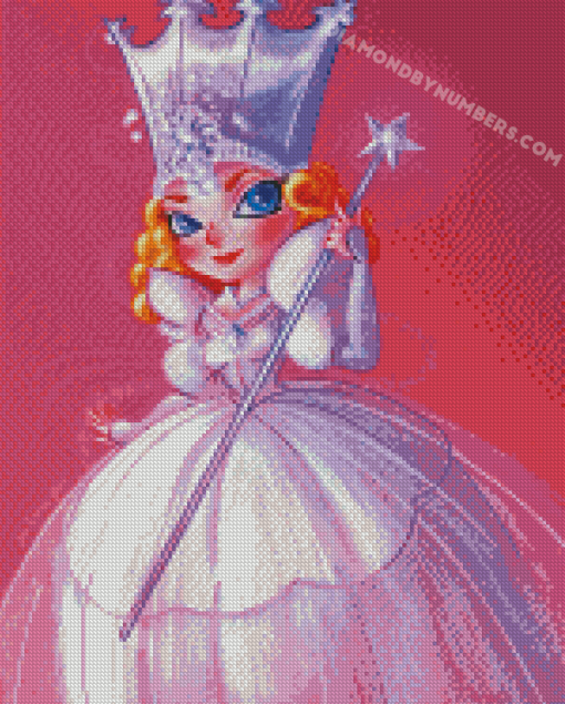Glinda The Good Witch Illustration diamond paintings
