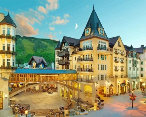 Vail Beaver Creek Ski Area diamond paintings