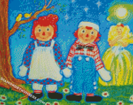 Aesthetic Raggedy Ann And Andy diamond paintings