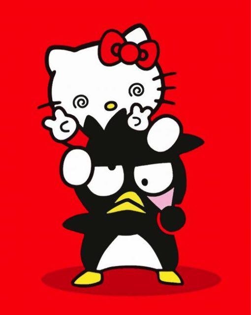 Badtz Maru And Hello Kitty diamond painting