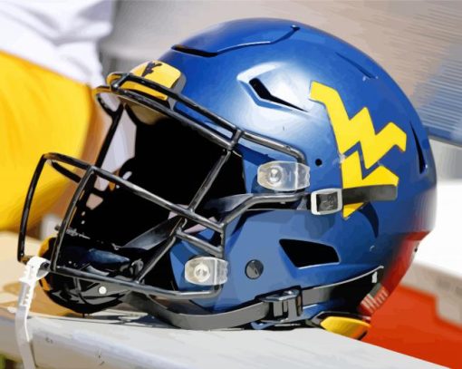 Wvu Football Helmet diamond paintings