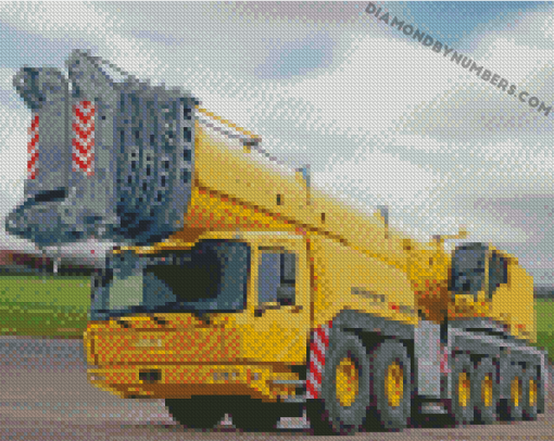 Construction Crane diamond paintings