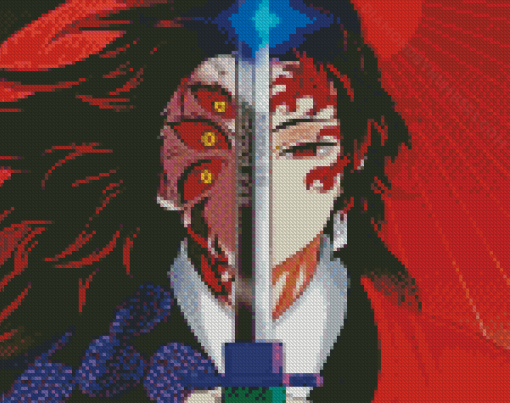 Kokushibo Demon Slayer diamond paintings