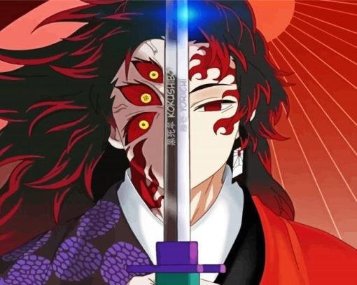 Kokushibo Demon Slayer diamond paintings