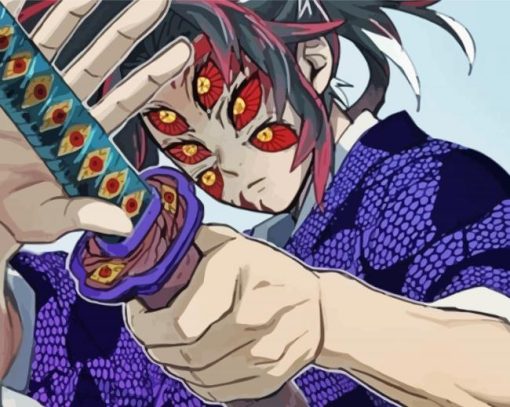 Kokushibo Demon Slayer diamond paintings