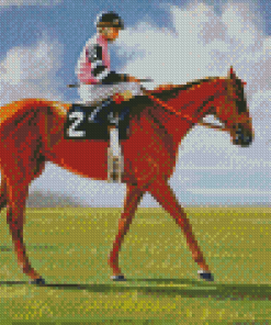 Affirmed Horse diamond painting