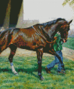 Zenyatta Racehorse diamond painting