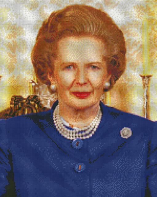 Aesthetic Margaret Thatcher diamond painting