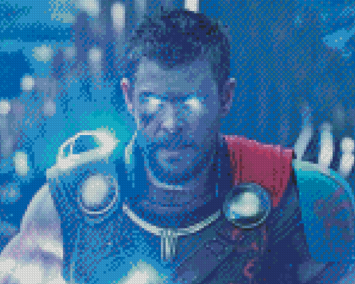 Thor Ragnarok With Lighting Eyes diamond painting
