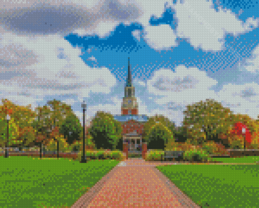 Wake Forest University diamond painting