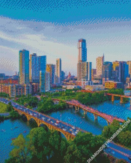 Austin Texas 5D Diamond Painting