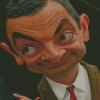 Funny Face Mr Bean 5D Diamond Painting