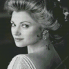 Black And White Jane Seymour Art 5D Diamond Painting