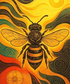 Bee Art 5D Diamond Painting