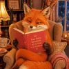 Fox Reading A Book 5D Diamond Painting