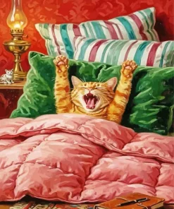 Sleepy Cat 5D Diamond Painting