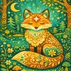 Whimsical Fox 5D Diamond Painting