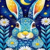 Whimsical Rabbit 5D Diamond Painting