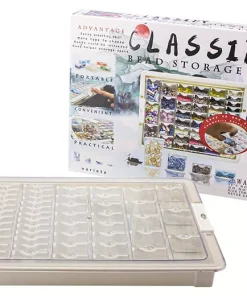 50 Compartment Diamond Painting Storage Box with Clear Individual Containers